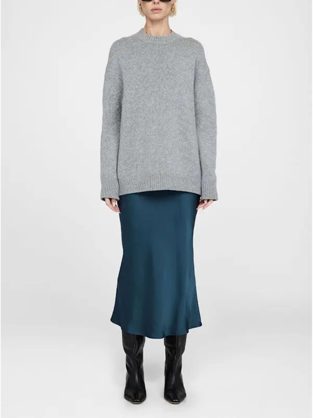 Anine Bing Bar Silk Skirt